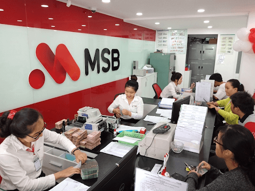 Dịch vụ gửi tiền tại MSB khá đa dạng